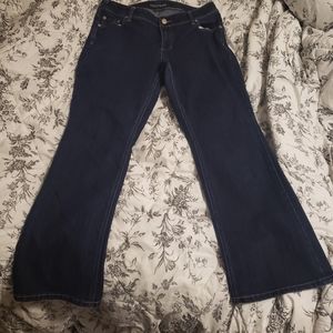 Maurice's dark wash bootcut jeans sz 16w reg